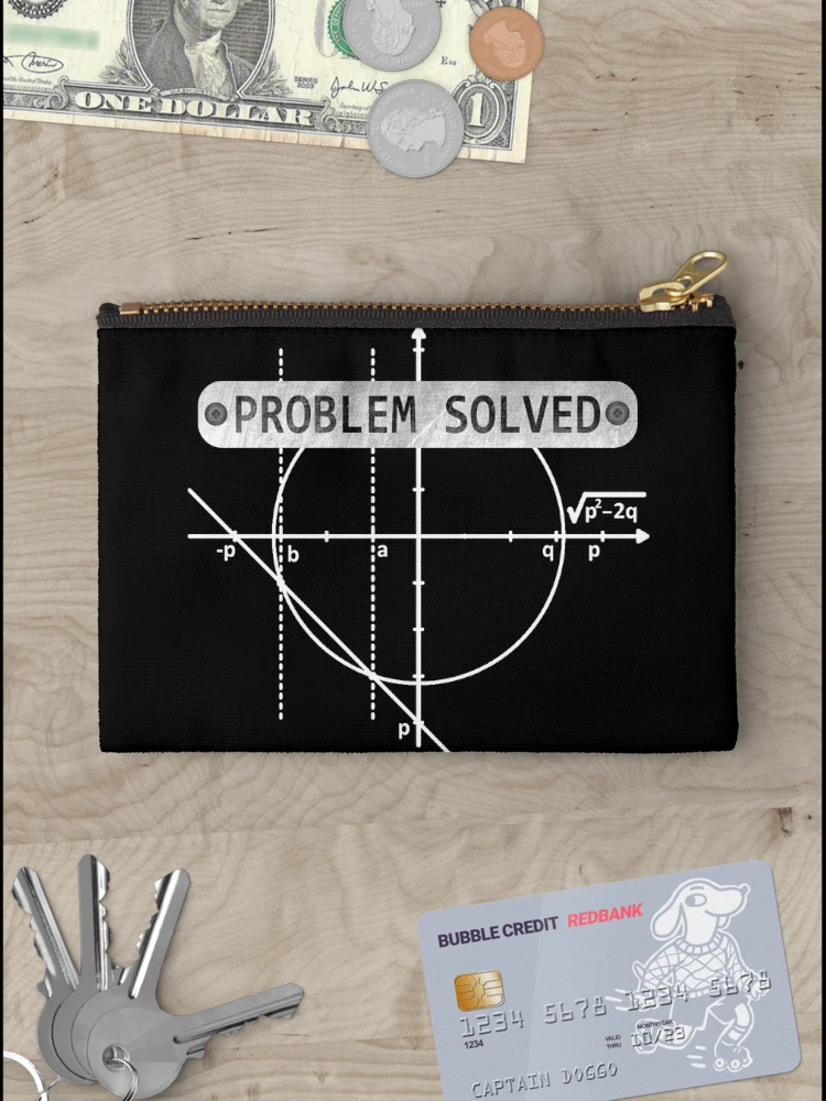 Thumbnail 3 of 4, Zipper Pouch, Math Problem Solved designed and sold by GR-ART.