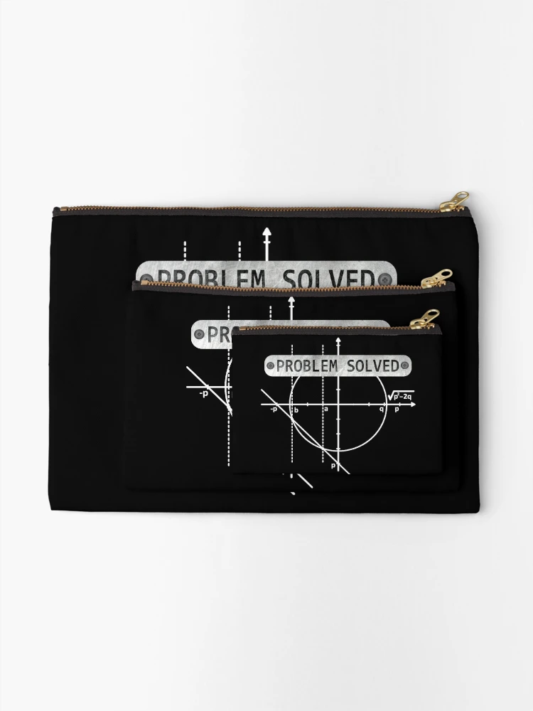 Thumbnail 2 of 4, Zipper Pouch, Math Problem Solved designed and sold by GR-ART.