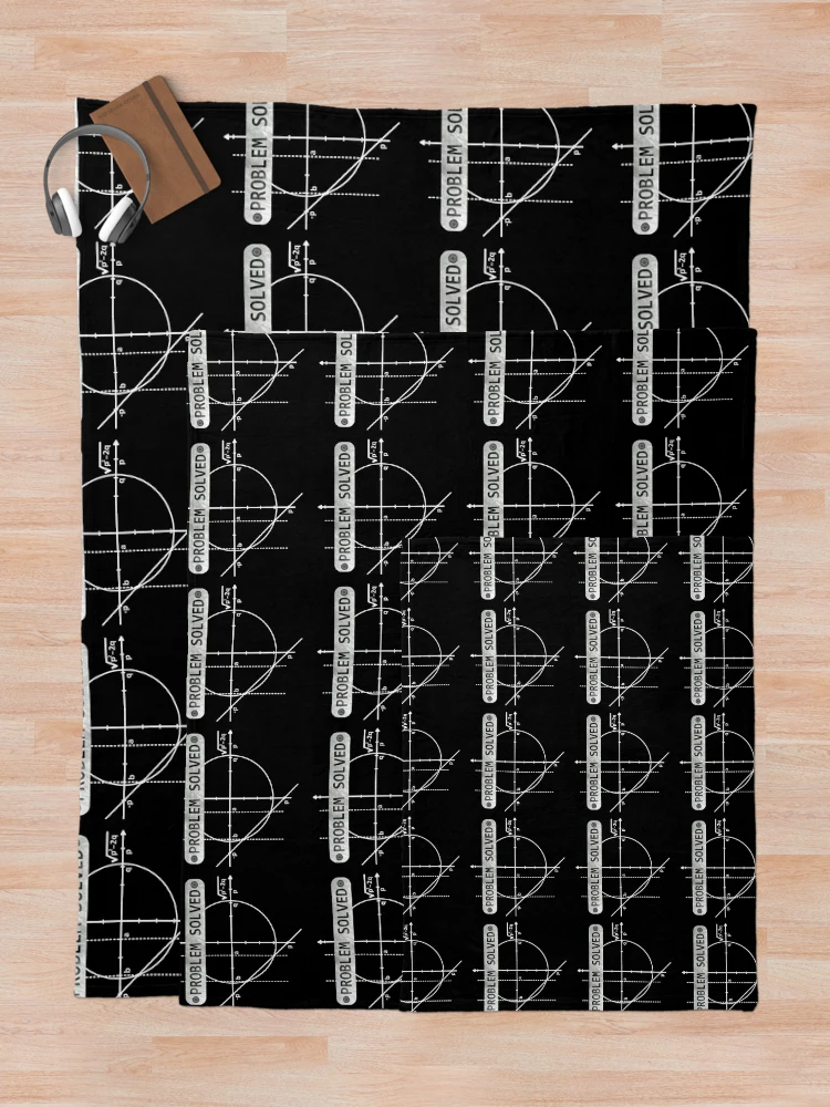 Thumbnail 5 of 6, Throw Blanket, Math Problem Solved designed and sold by GR-ART.
