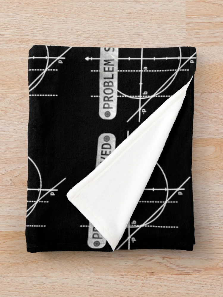 Thumbnail 3 of 6, Throw Blanket, Math Problem Solved designed and sold by GR-ART.
