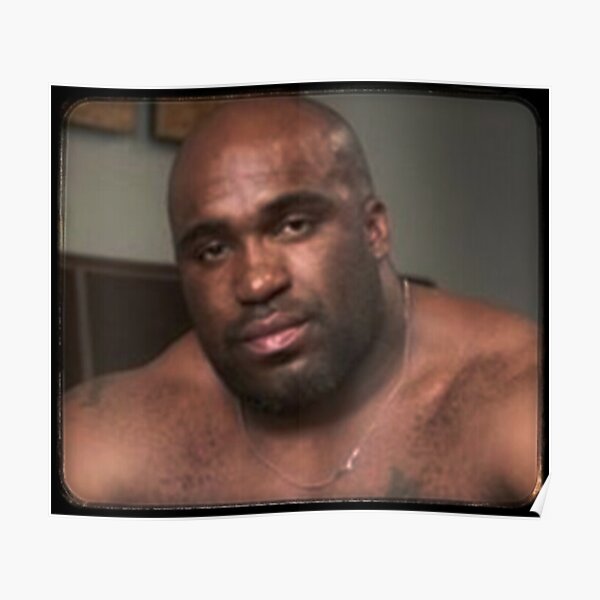 Hombre negro grande Póster