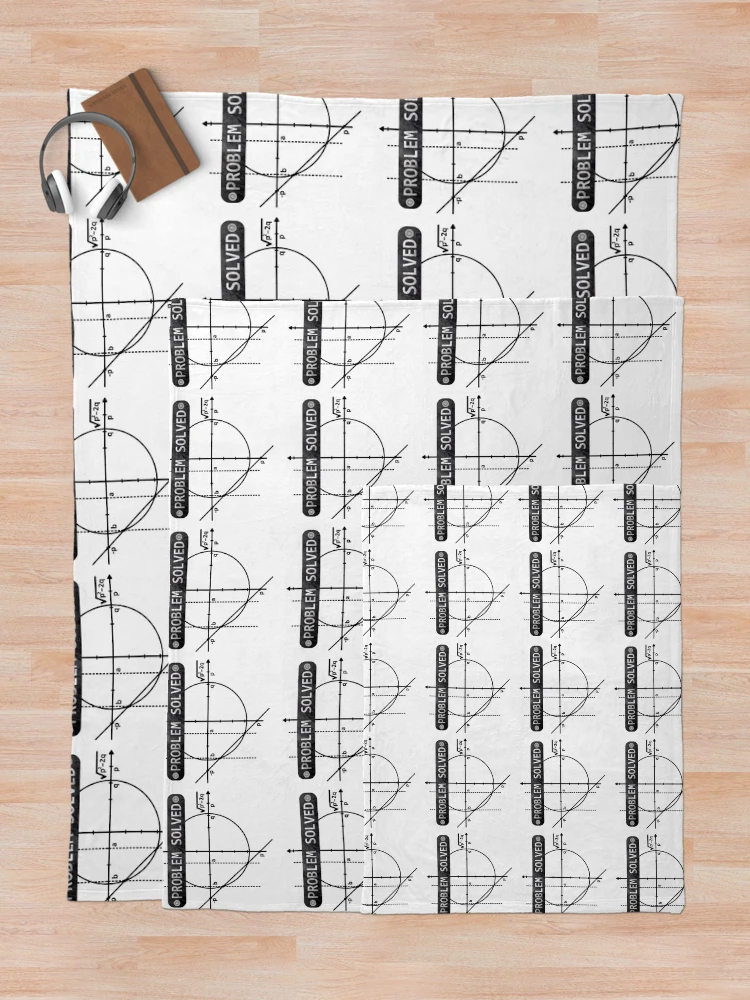 Thumbnail 5 of 6, Throw Blanket, Math Problem Solved designed and sold by GR-ART.