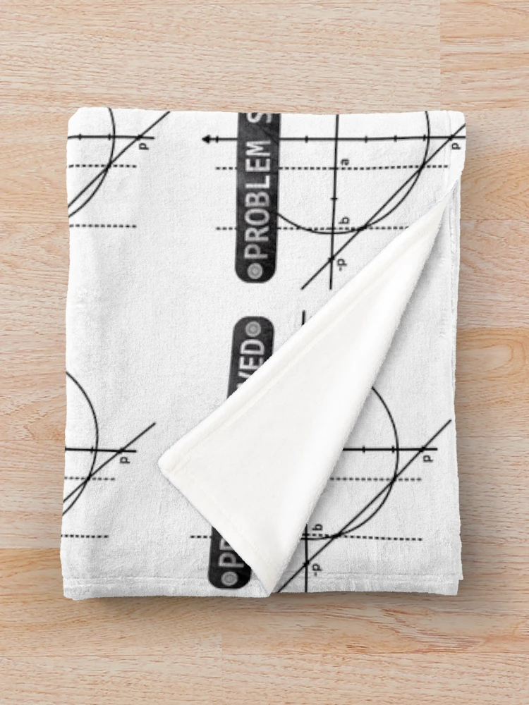 Thumbnail 3 of 6, Throw Blanket, Math Problem Solved designed and sold by GR-ART.