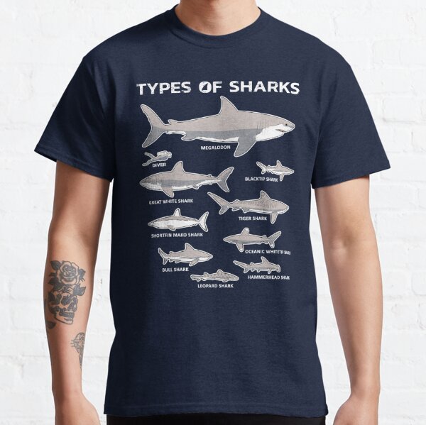 Great White Shark T-Shirts for Sale