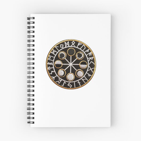 Item preview, Viking Moon Phase Compass Sticker designed and sold by designolo.
