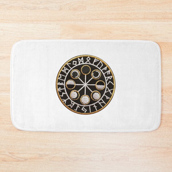 Item preview, Viking Moon Phase Compass Sticker designed and sold by designolo.