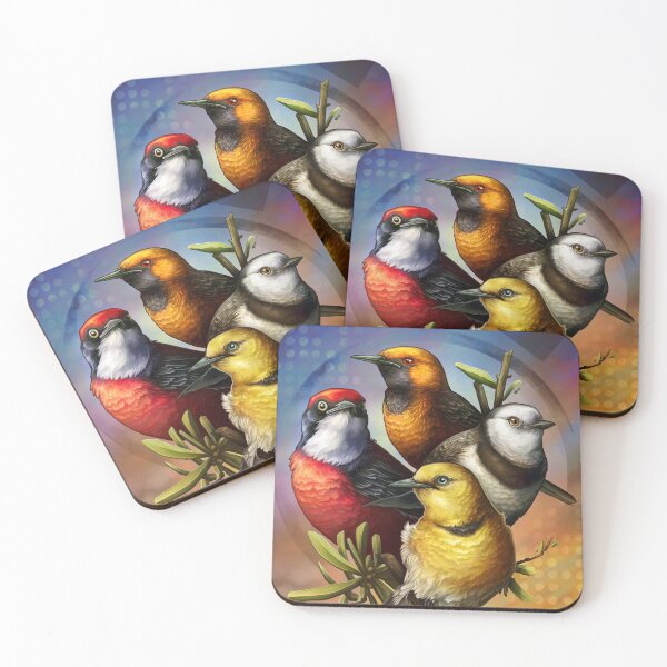 Item preview, Australian Birds Epthianura Chats designed and sold by CassWArt.