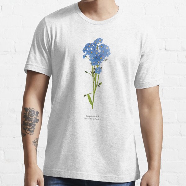 Forget Me Not Myosotis Sylvatica T Shirt By Bombalurina Redbubble