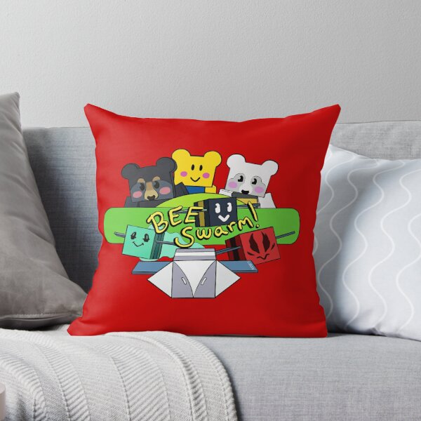 Roblox Simulator Pillows Cushions Redbubble - all christmas codes in bee swarm simulator roblox by razorfishgaming