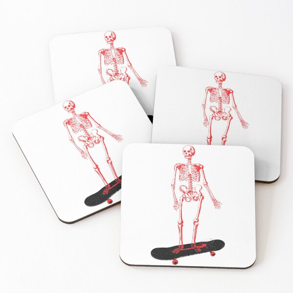 Item preview, skater skeleton designed and sold by Shrooomy.