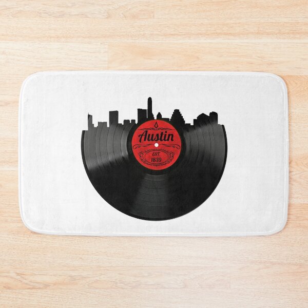 Item preview, Austin Texas Vinyl Record Skyline Design designed and sold by TNDesignStudio.