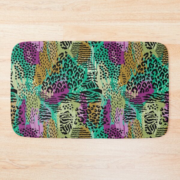 Item preview, Purple & Green Animal Print designed and sold by Rainbows Galore.
