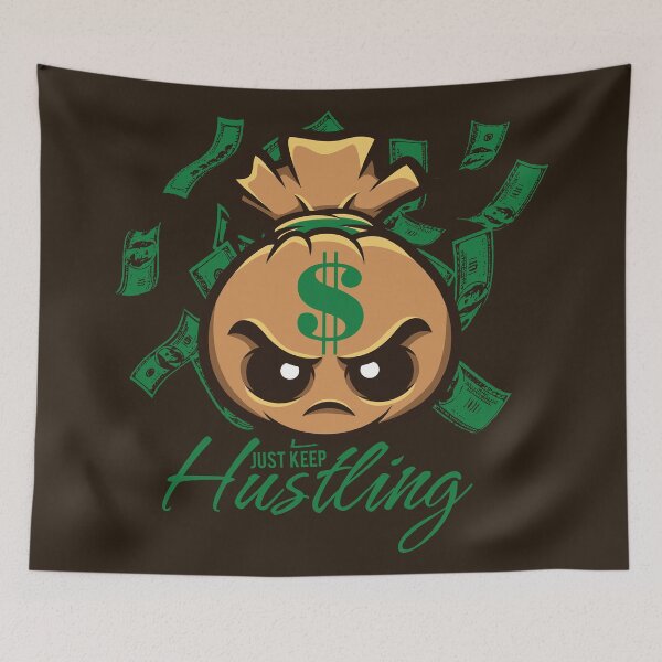 Item preview, Just Keep Hustling designed and sold by janlangpoako.