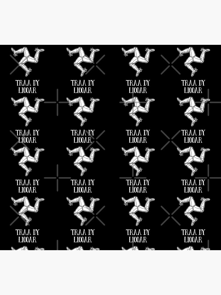 Isle Of Man Manx Flag 3 Legs Of Man Traa Dy Liooar Manx Phrases Time Enough Celtic Graphic by thespottydogg