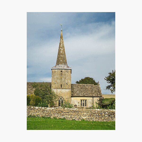 The Church at Rodmarton, Stroud, Gloucestershire Photographic Print