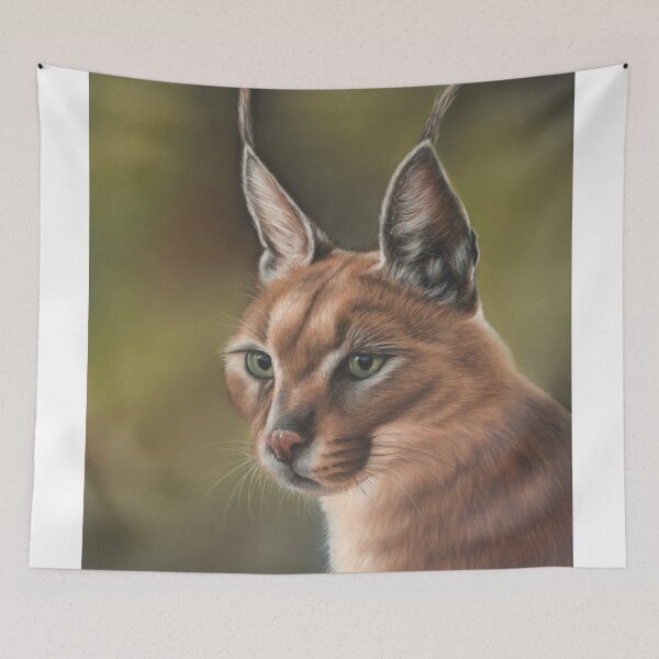 Item preview, Wildlife Artwork of a Caracal designed and sold by Richard Macwee.
