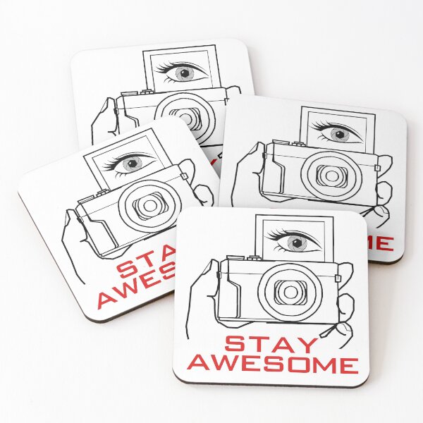 Item preview, Stay awesome vlogger designed and sold by aktiveaddict.
