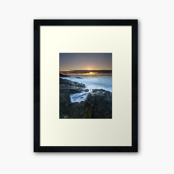 "The Rise of Day" ∞ Mimosa Rocks, NSW - Australia Framed Art Print