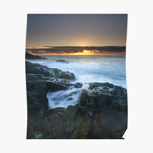 "The Rise of Day" ∞ Mimosa Rocks, NSW - Australia Poster