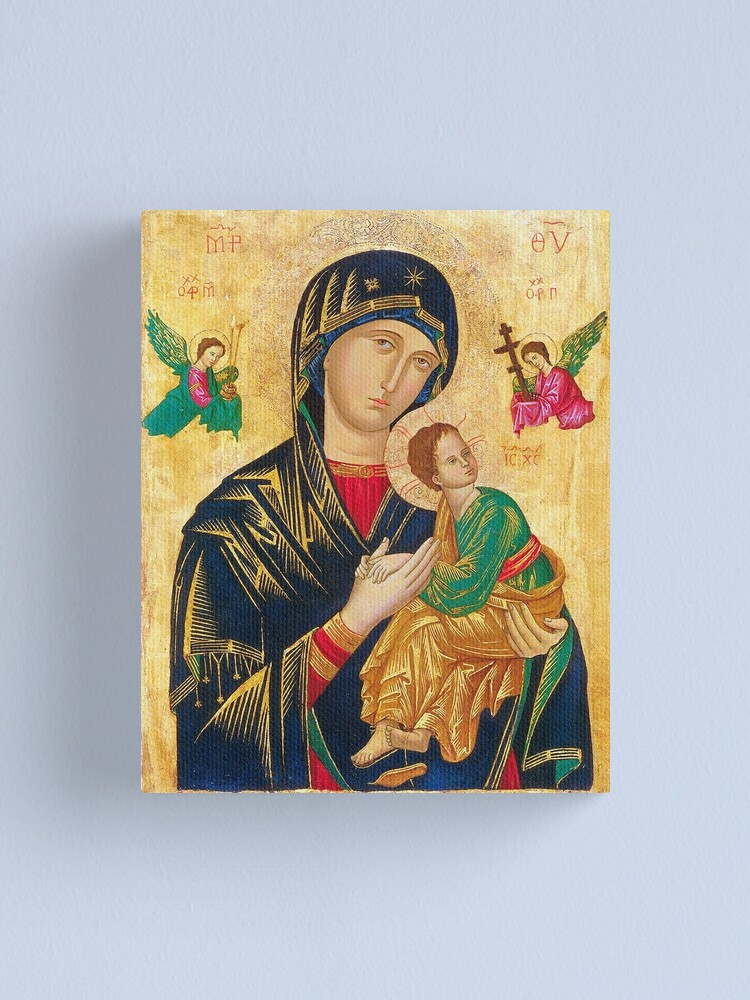 Vista alternativa de Lienzo Madre del Perpetuo Socorro, Ícono de María,
