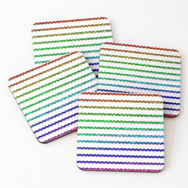 Item preview, Multicolour Chrome Wiggle Line Pattern designed and sold by MarkUK97.