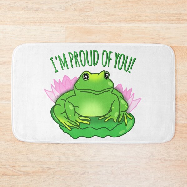 Item preview, motivational frog is proud of you designed and sold by FandomizedRose.