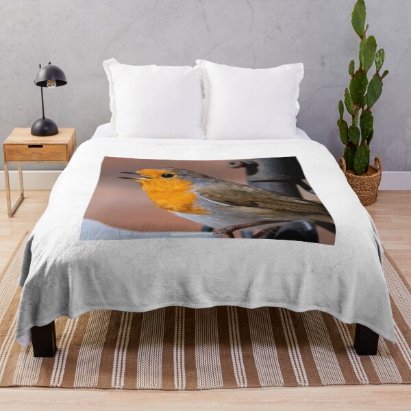 Item preview, robin redbreast closeup beautiful nature wildlife designed and sold by kwn1804.