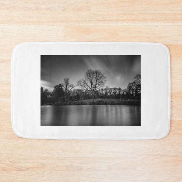 Item preview, Moseley Park and Pool Birmingham Long Exposure Mono Beautiful Fine Art 2 designed and sold by kwn1804.