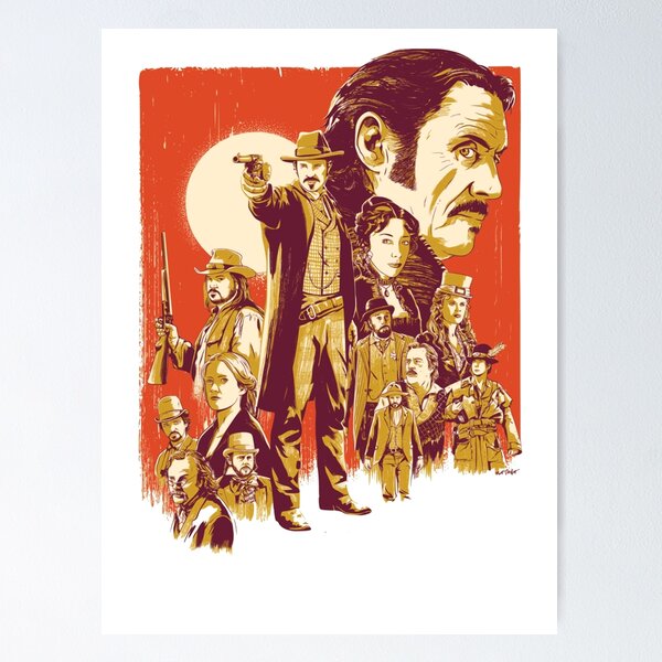 Deadwood - HBO Series Artwork Poster
