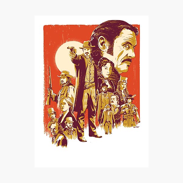 Deadwood - HBO Series Artwork Photographic Print