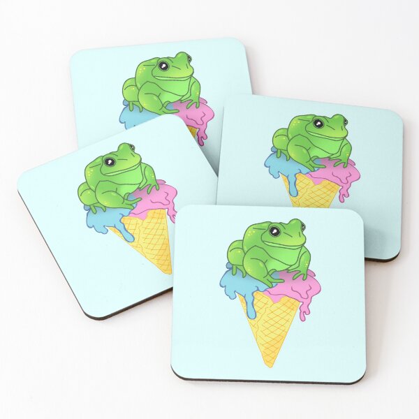 Item preview, Ice Cream Frog designed and sold by FandomizedRose.