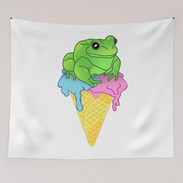 Item preview, Ice Cream Frog designed and sold by FandomizedRose.