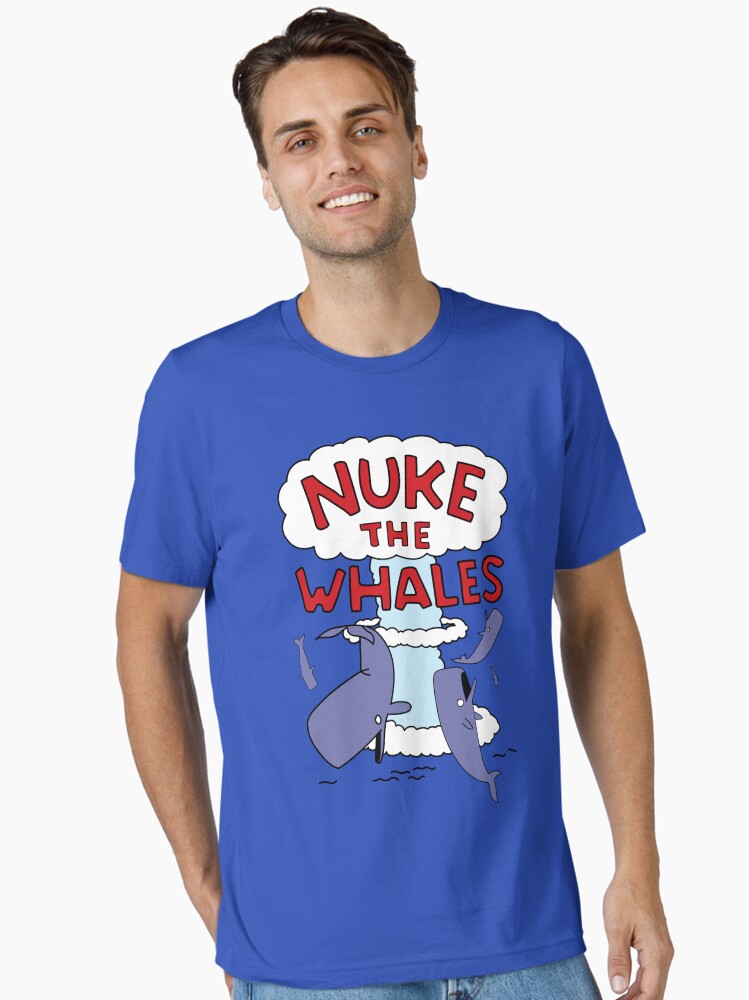 Thumbnail 1 of 7, Essential T-Shirt, Nuke the Whales designed and sold by McPod.