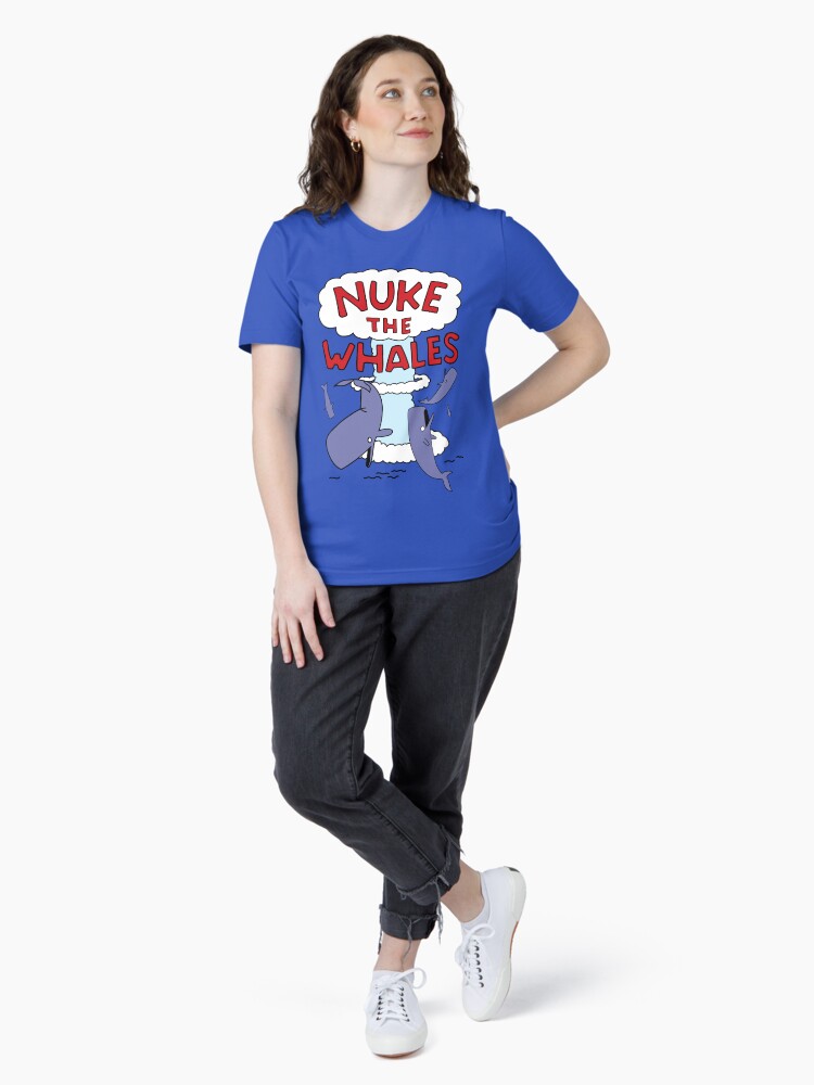Thumbnail 4 of 7, Essential T-Shirt, Nuke the Whales designed and sold by McPod.