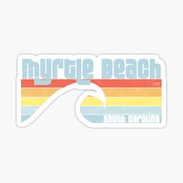 Artikel-Vorschau von Myrtle Beach - South Carolina Atlantik SC Welle, designt und verkauft von palmettodigital.