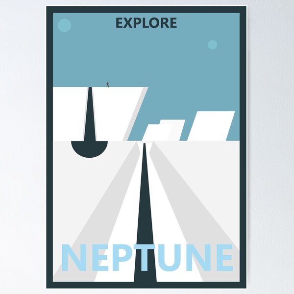 Neptune Travel Poster Poster