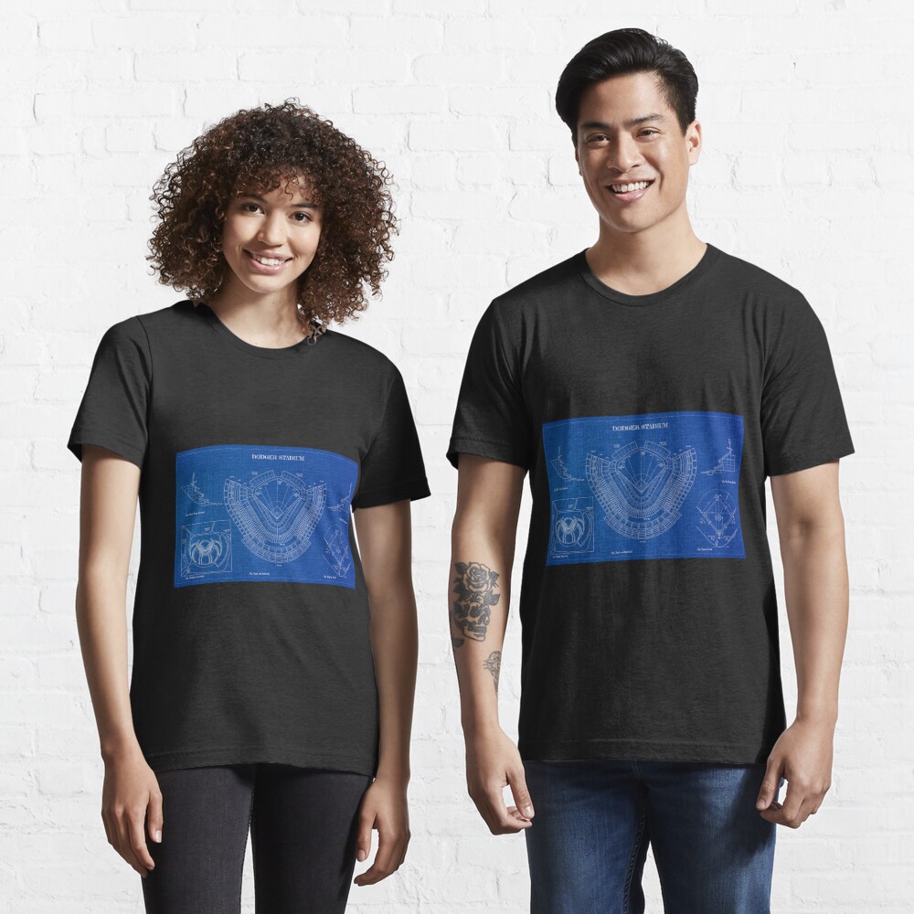 Dodger Stadium Unisex T-Shirt – Ballpark Blueprints