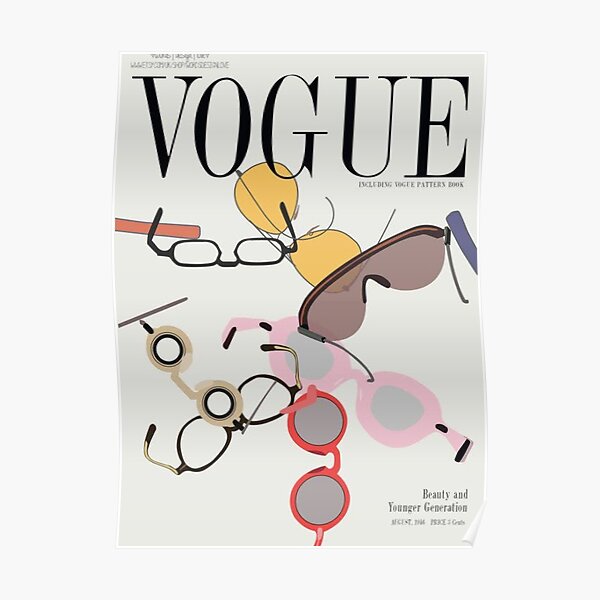 Retro Vogue magazine cover Poster