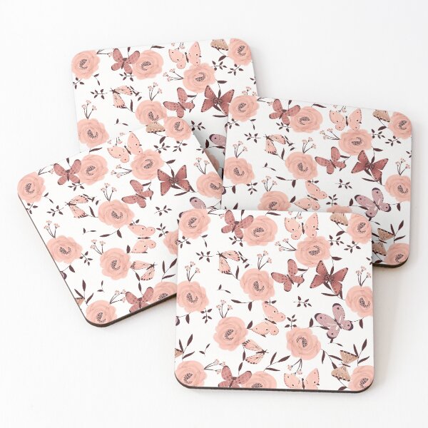 Item preview, Flower head- mariposa and roses designed and sold by Petit Faon Prints.