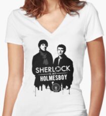 Sherlock Women's Fitted V-Neck T-Shirt
