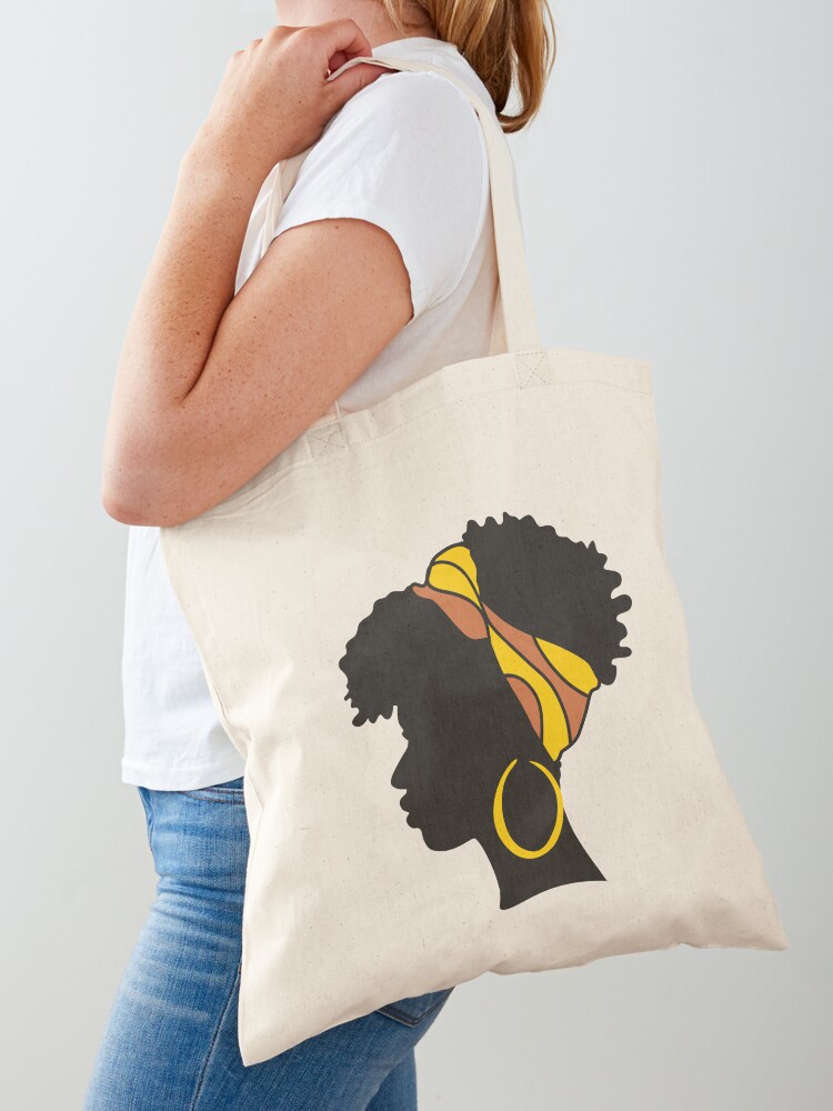 Black and Boujee Tote Bag Afro Tote Bag African Queen Tote 