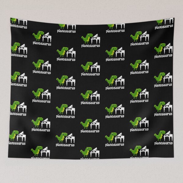 Item preview, Pianosaurus Piano Pixel Dinosaur Dino designed and sold by MooonTees.