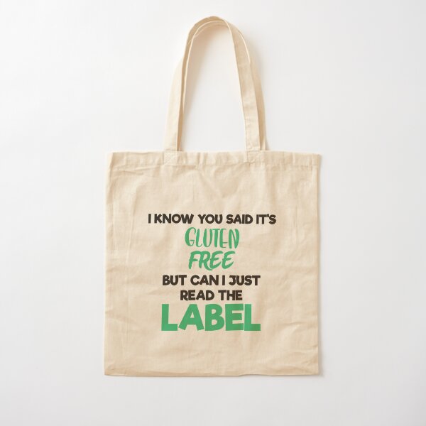 Canvas Tote Bag – Read The Label