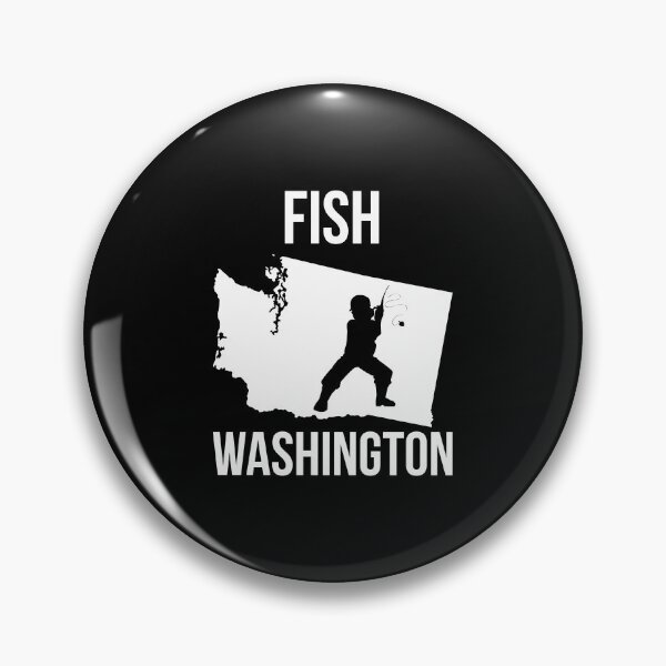 Item preview, Fish Washington State Pride Fishing print designed and sold by jakehughes2015.
