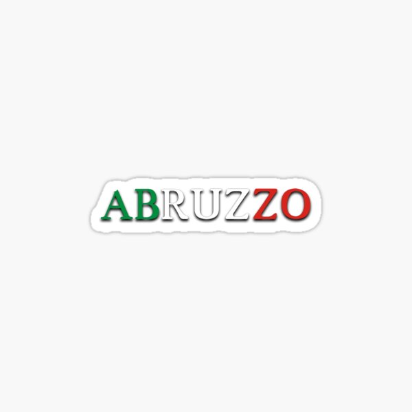 Abruzzo Italy Vintage Sticker