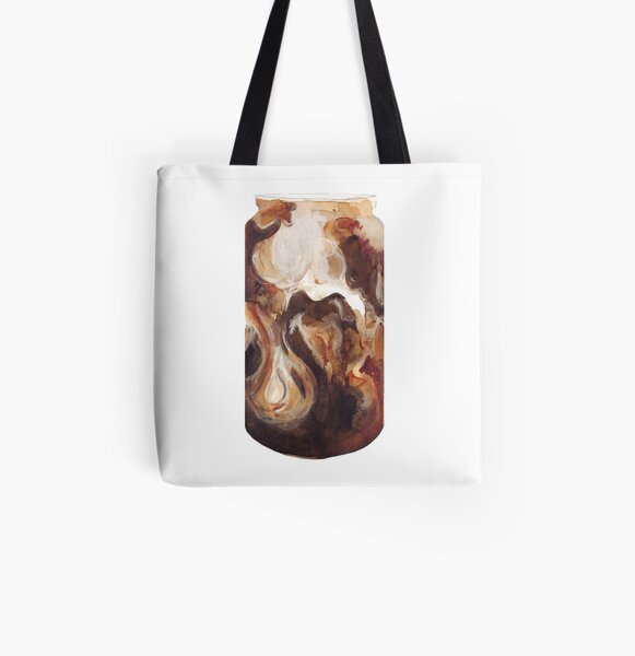 Latte All Over Print Tote Bag