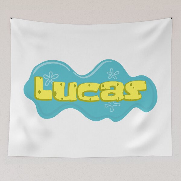 Item preview, Boy Name Lucas in SpongeBob Cartoon Style designed and sold by Space-Bug.