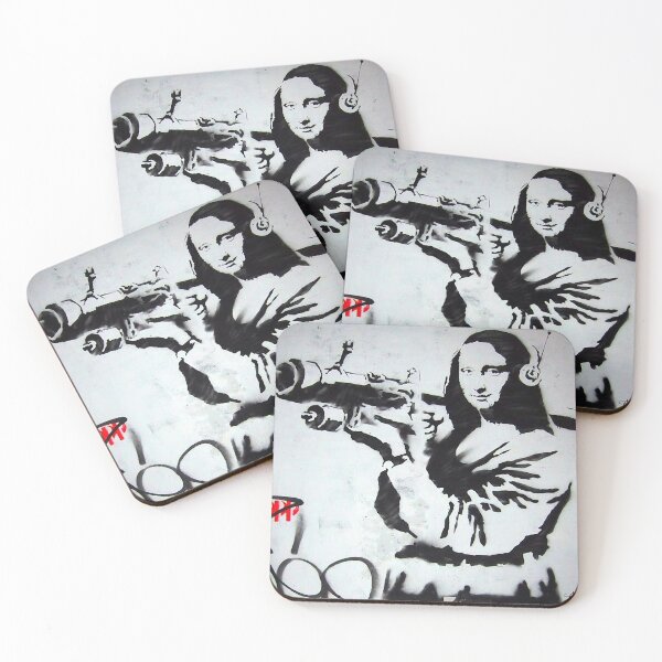 Item preview, Banksy Mona Lisa with Rocket Launcher Graffiti designed and sold by Stephen Chambers / The Pop Art Factory.