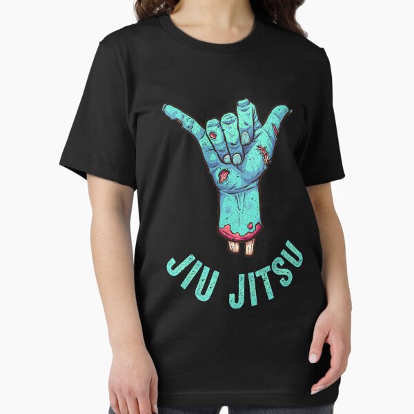 Item preview, Jiu Jitsu Shaka Zombi hand graphic designed and sold by PandaPope.