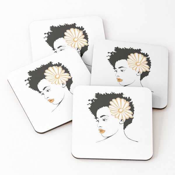 Item preview, Hada de cabello natural negro, cabello rizado, cabello rizado natural designed and sold by coilsandglory.